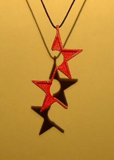 Abstract Star Pendant