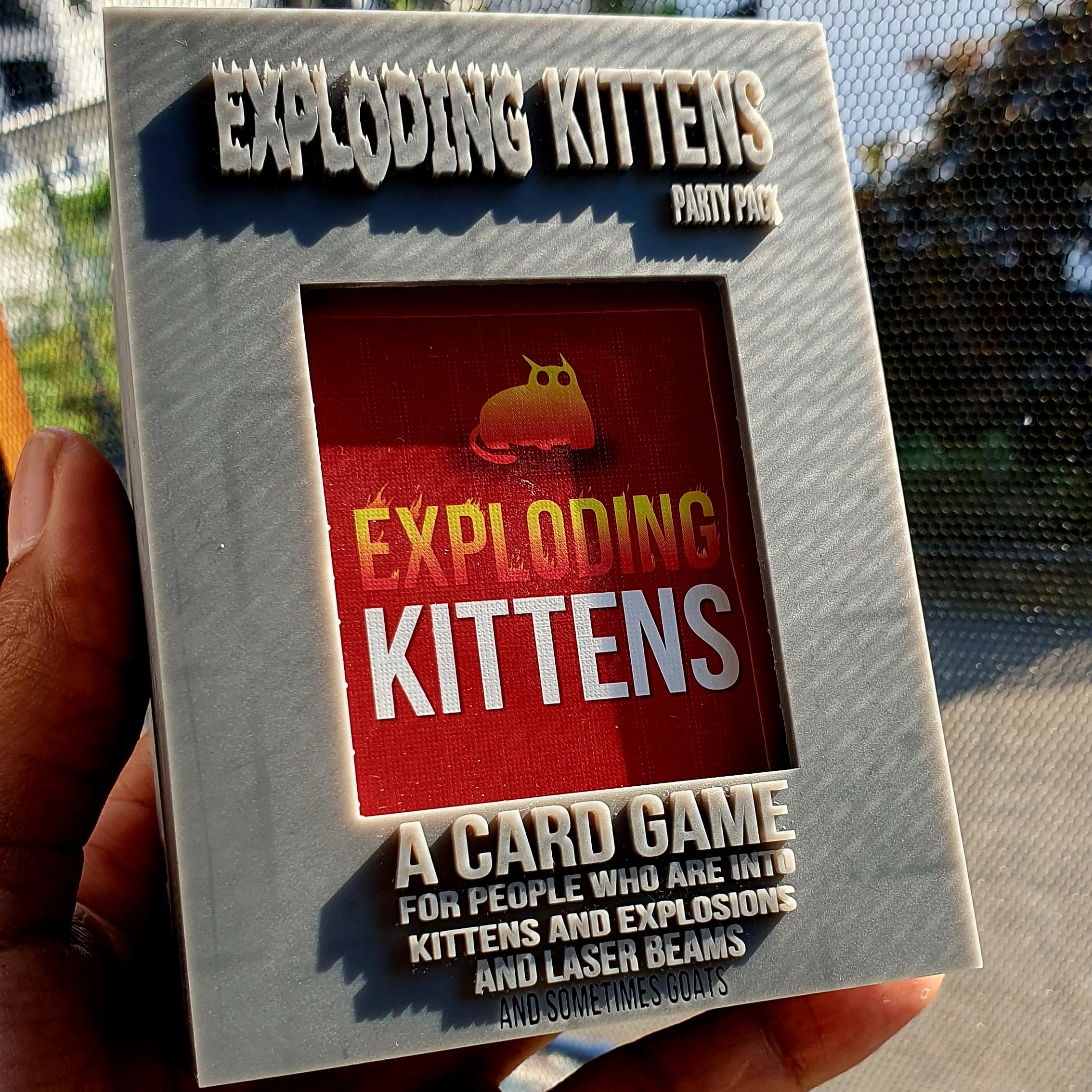 Exploding Kittens Party Pack Box and Holder (sleeved)
