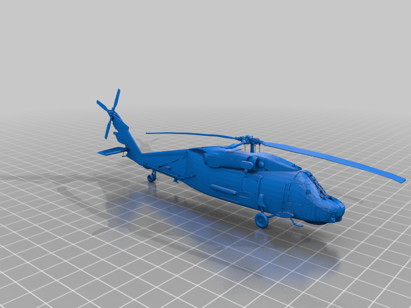 MH-60 S Helicopter - Profile for Shadow Box