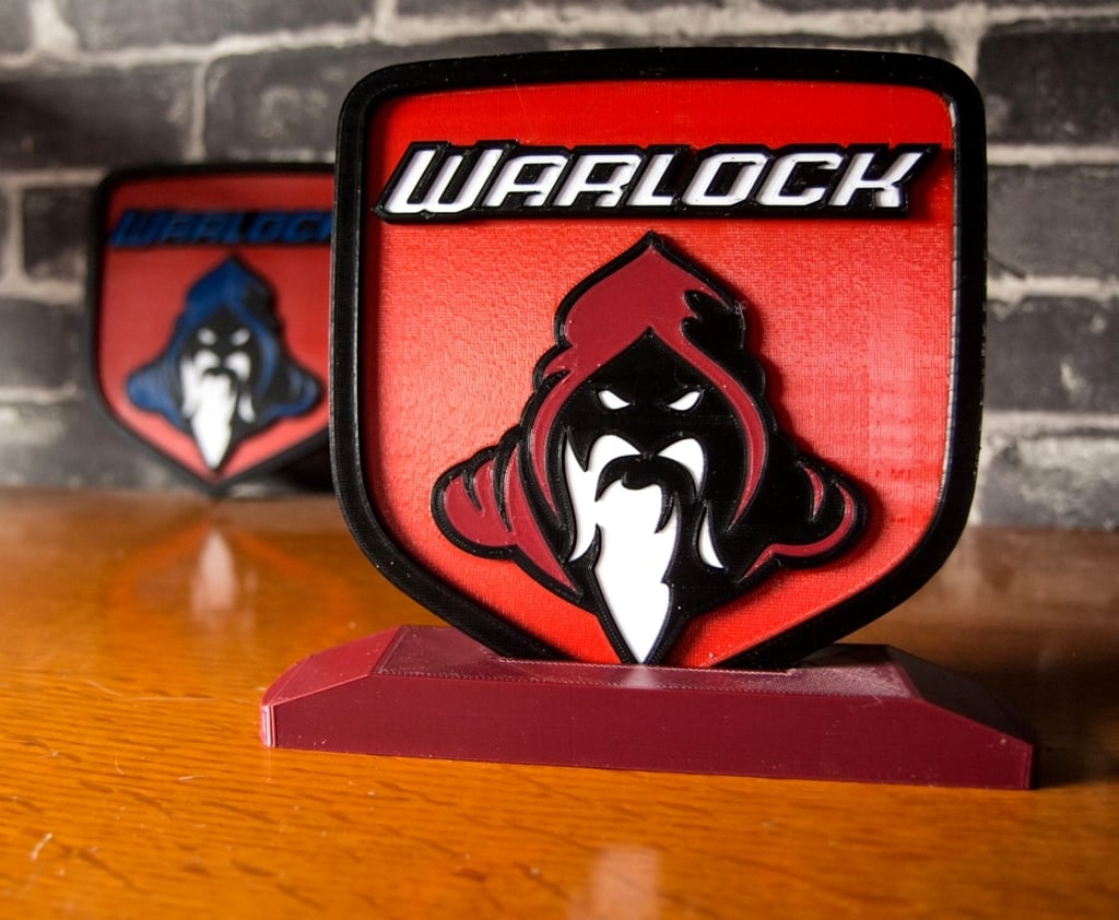 Dodge Ram Warlock plaque (Dual)