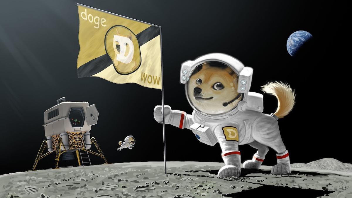 Dogecoin Moon Lithophane