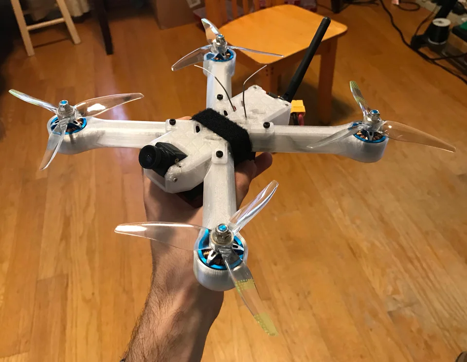Race Drone Frame (Fully 3D Printable)