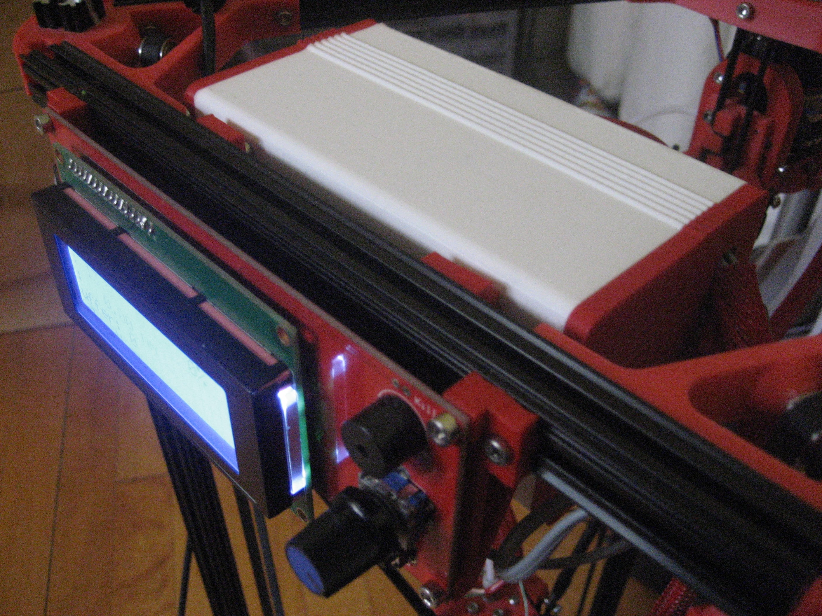 Ramps 1.4 sized for Smart LCD Controller Box - Mini Kossel attachment