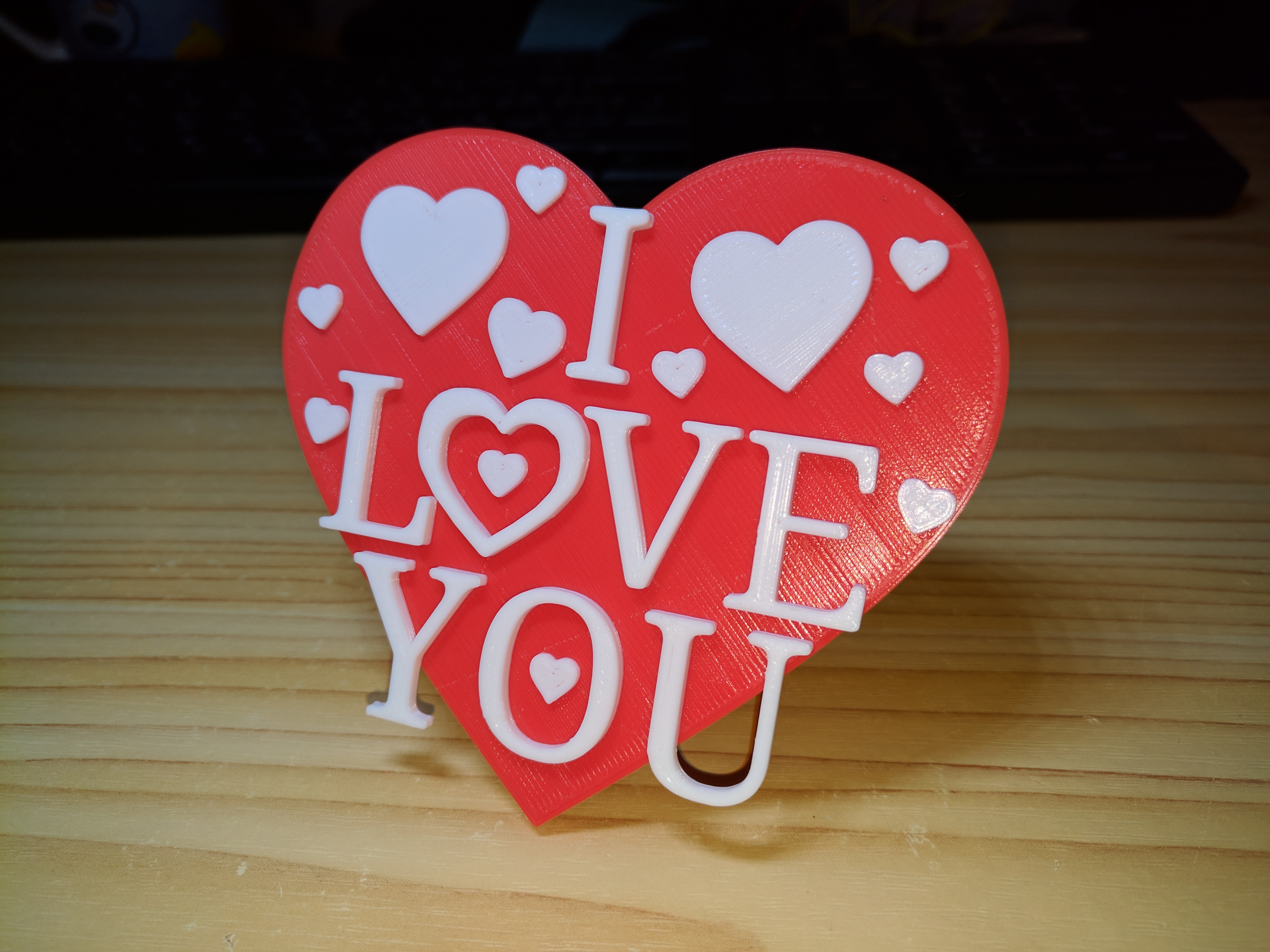 Valentine's Day "I love you" heart