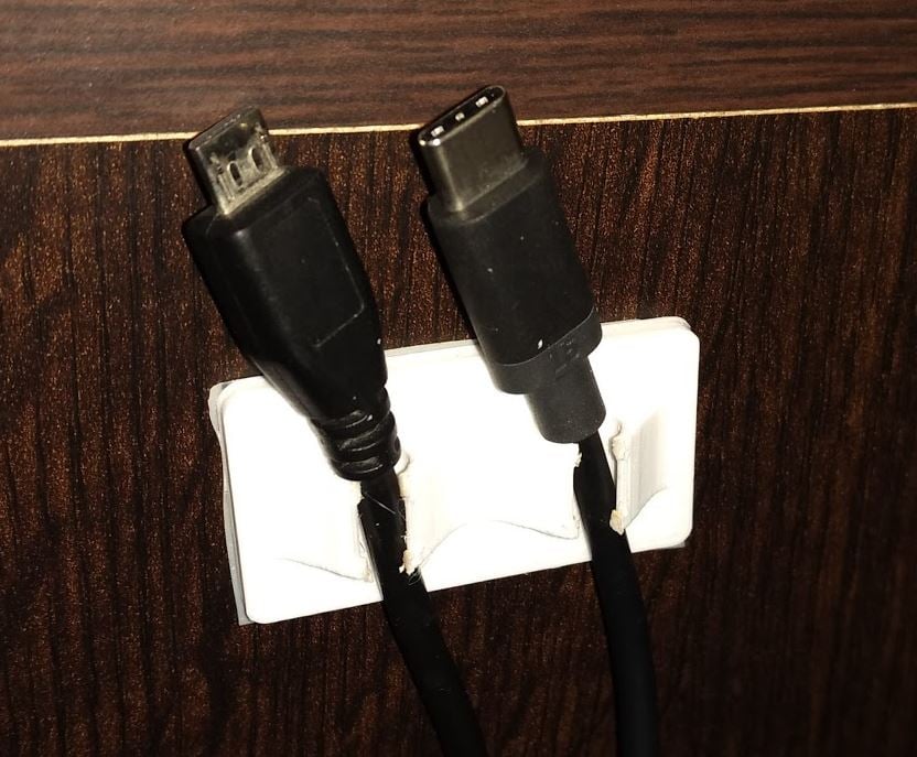 Customizable cable holder
