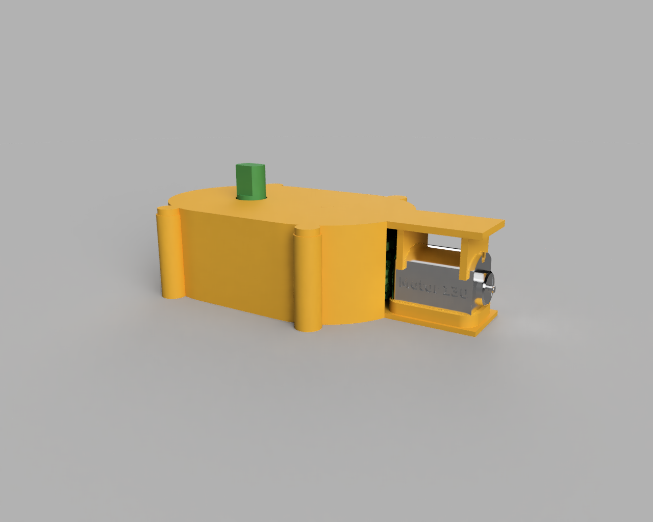 Motor130 Gearbox 1:256 ratio (Over 10kg pull tester)