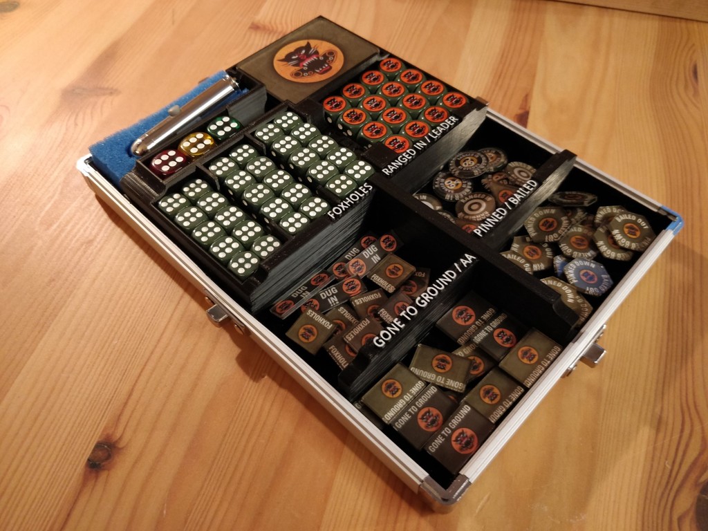 KR Accessory Case Divider - Flames of War - Small Dice