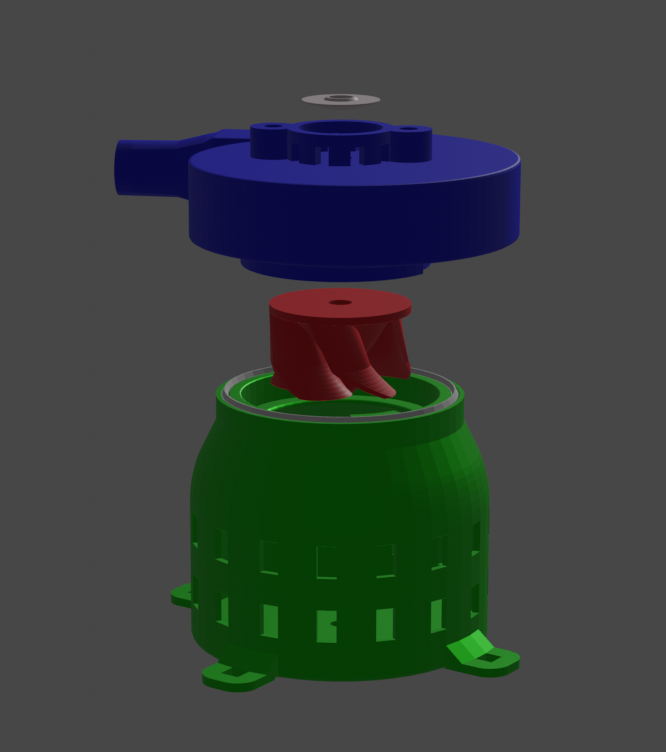 Centrifugal water pump