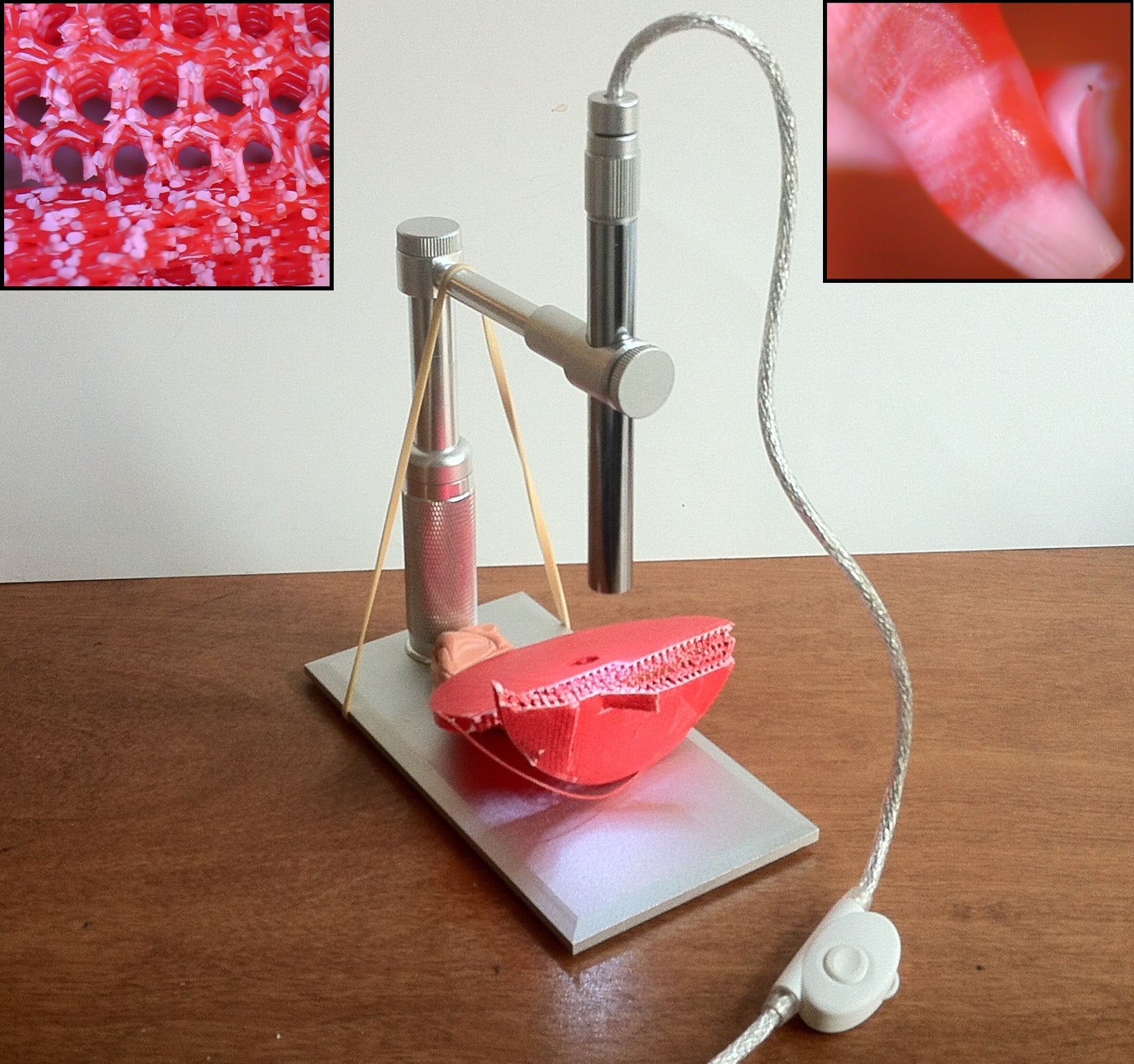 USB Microscope Stage and Tripod Mount