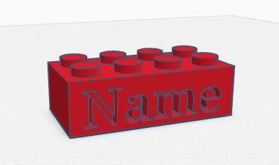 Lego Name Block