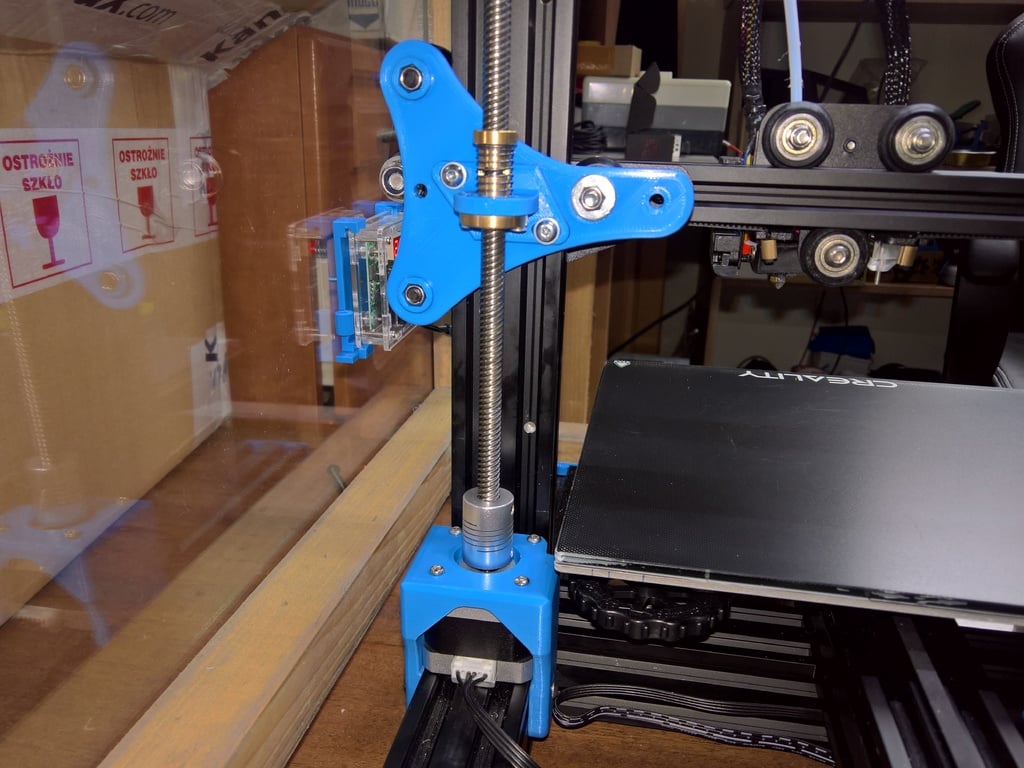 Ender 3 dual Z axis carriage , adjustable for antibacklash nut