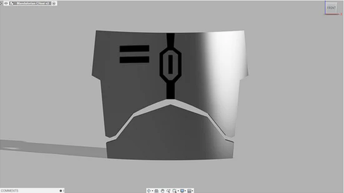 Basic Mandalorian Chest Piece