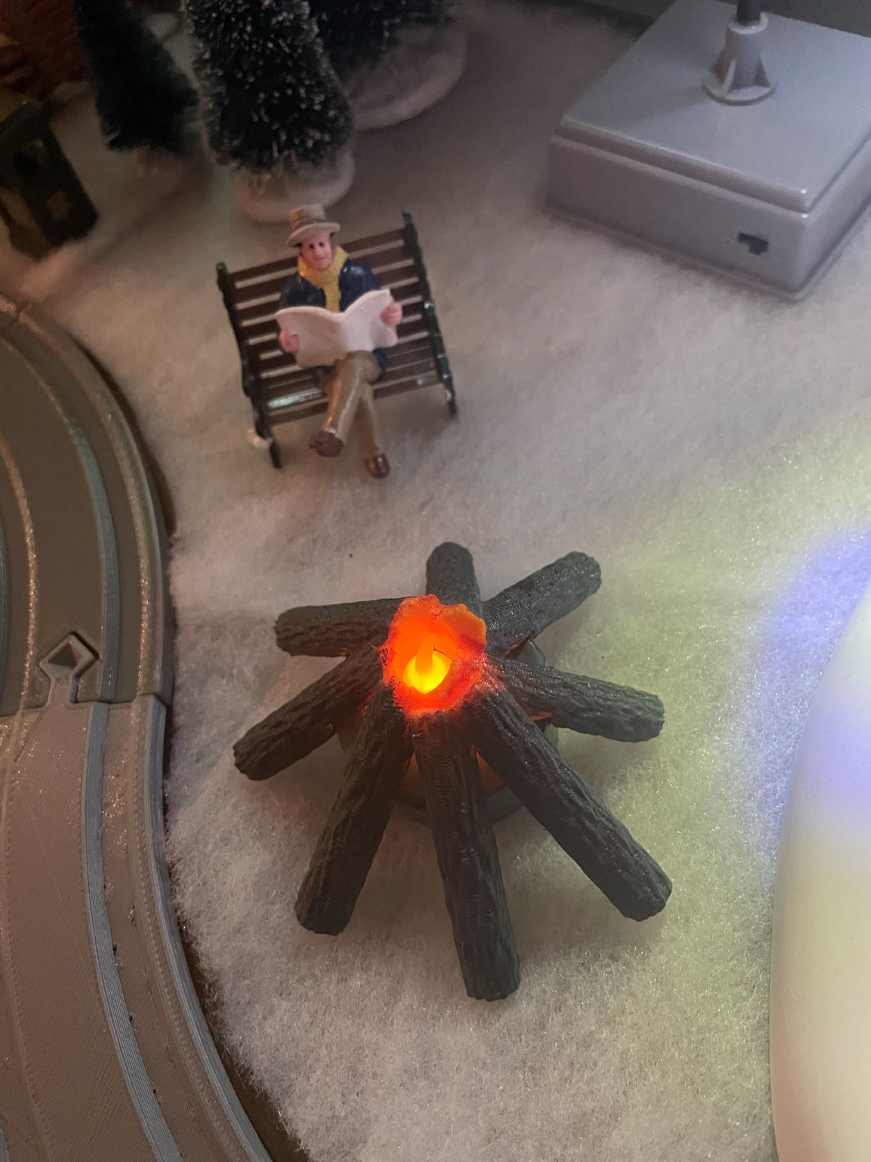 Electric Tea Light Bonfire