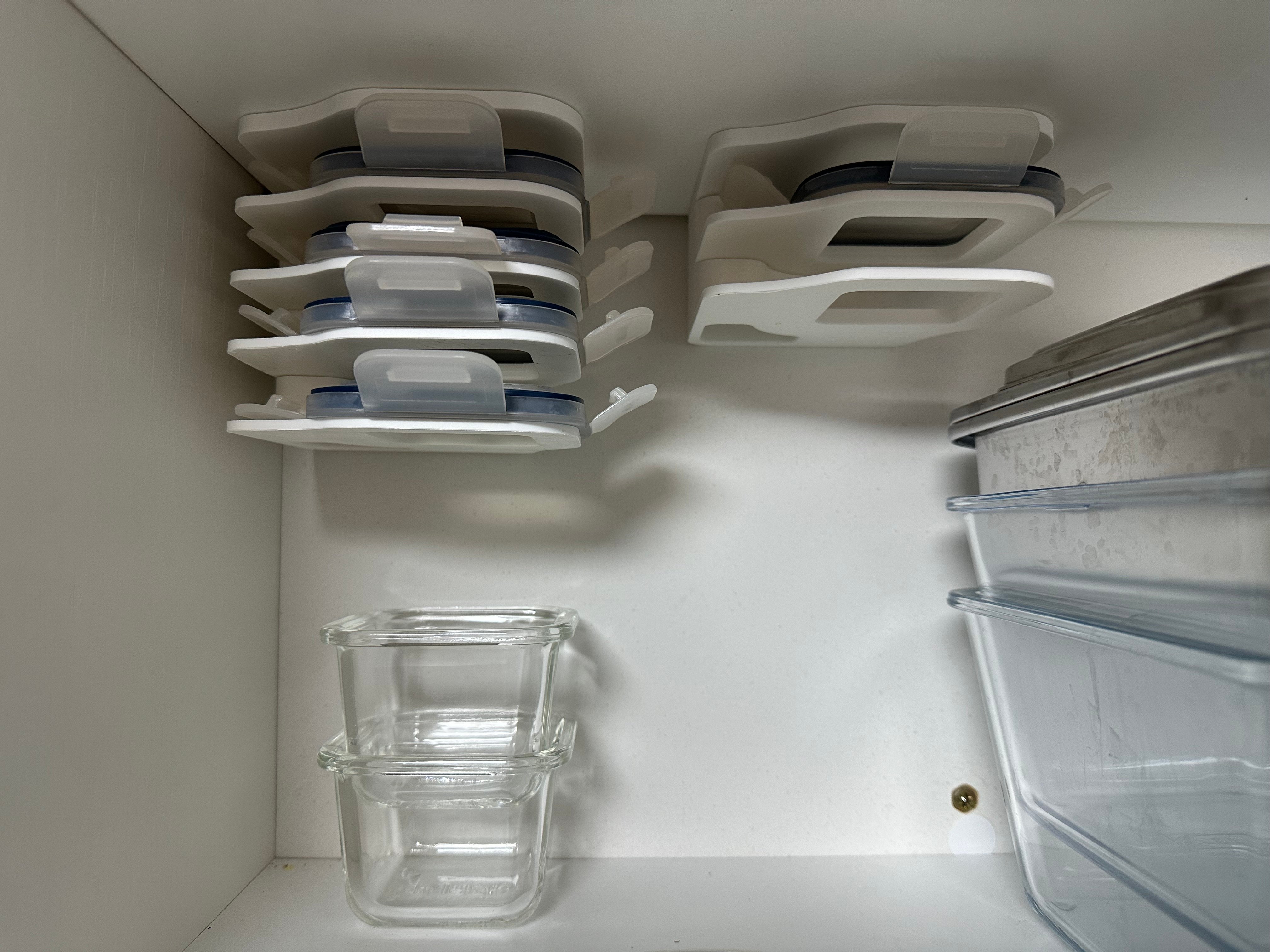 Lid organiser for Ikea 365+ 180ml container