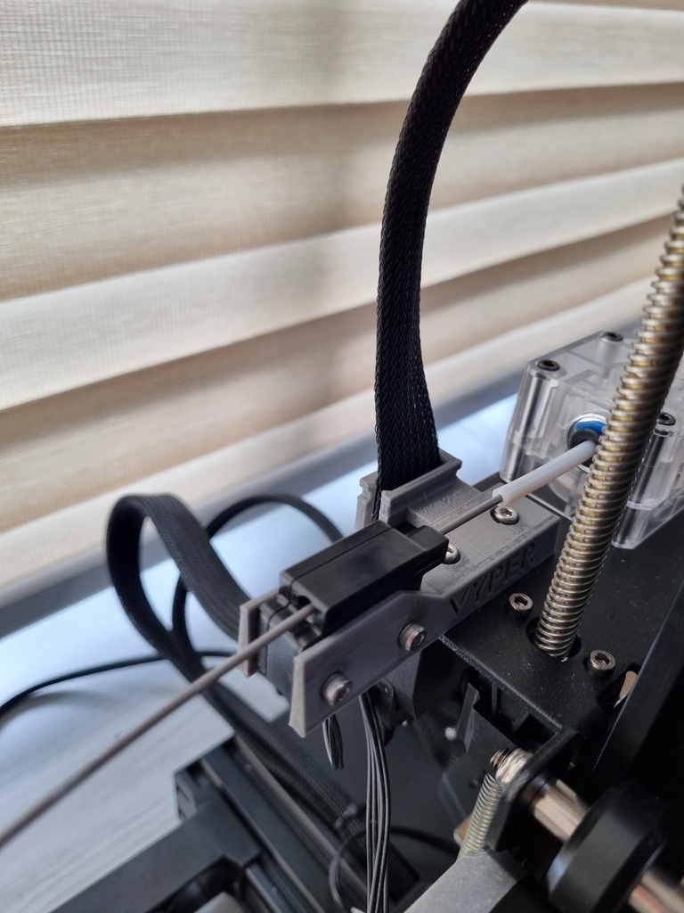 Anycubic Vyper Filament Sensor Holder with Cable Clip