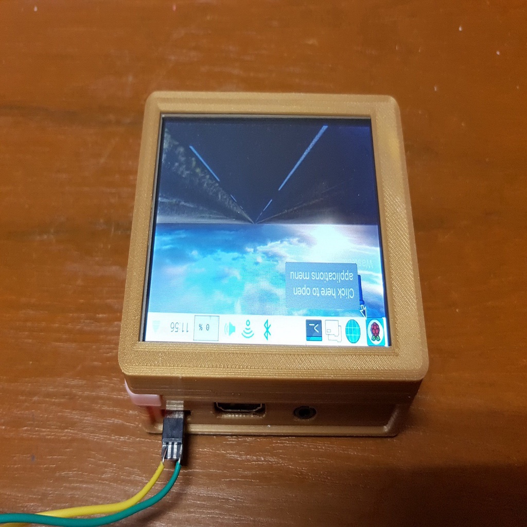 Raspberry Pi Display Case with Pen Slot