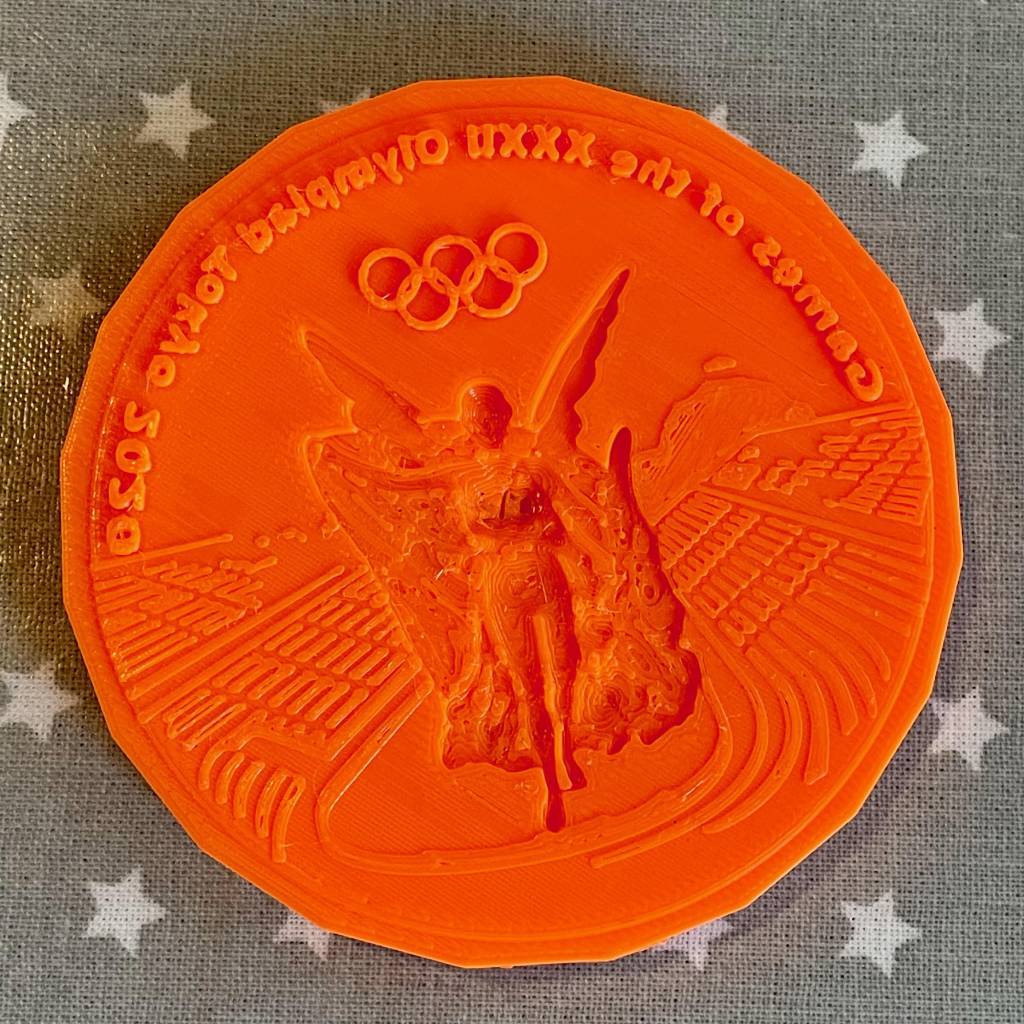 Olympic Medal 2020 stamp