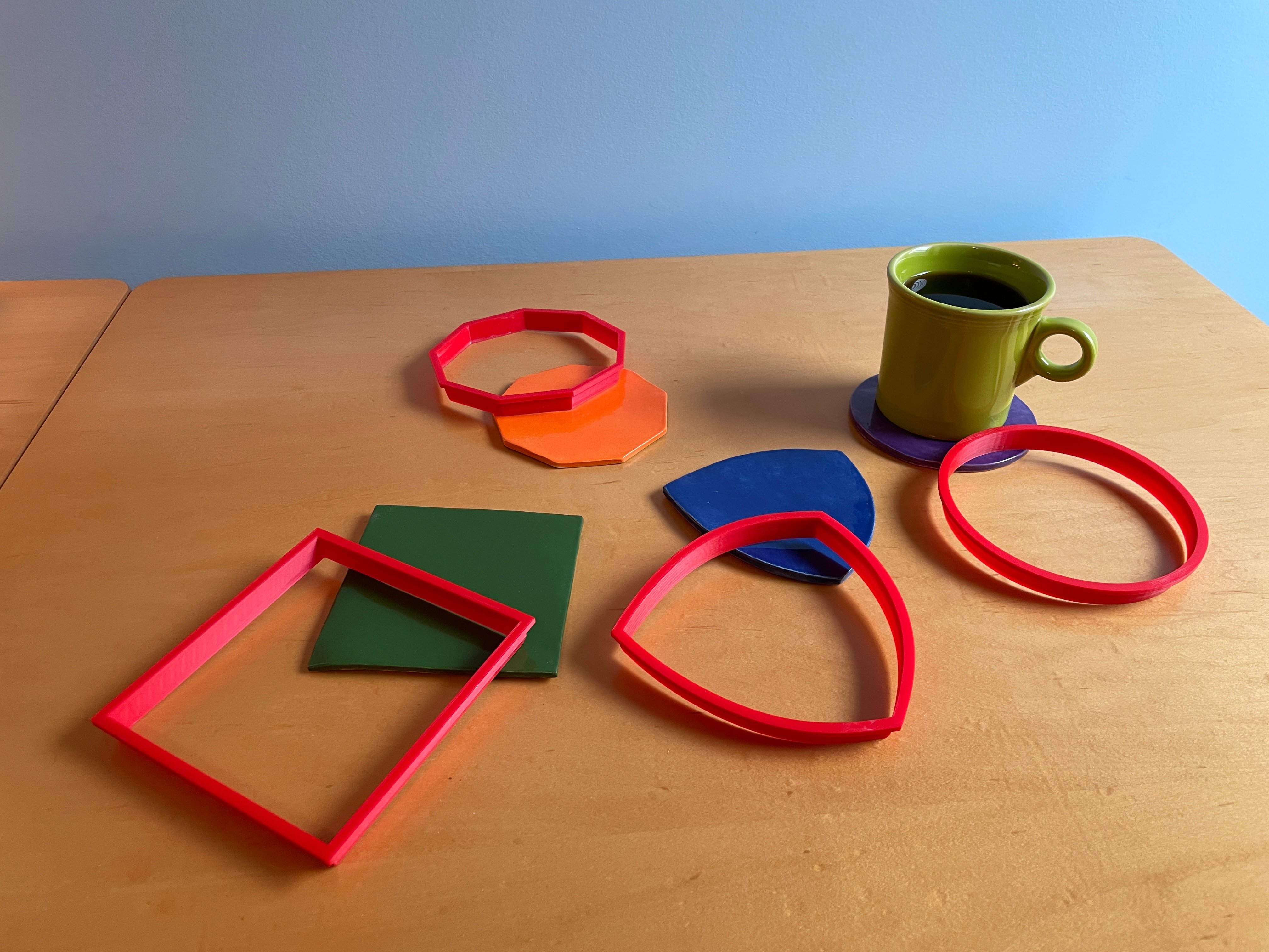 Ceramic Montessori Coasters