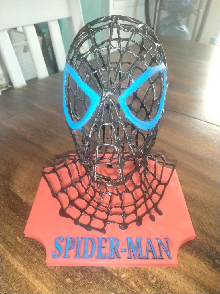 Venom - Spiderman Head Plus Base