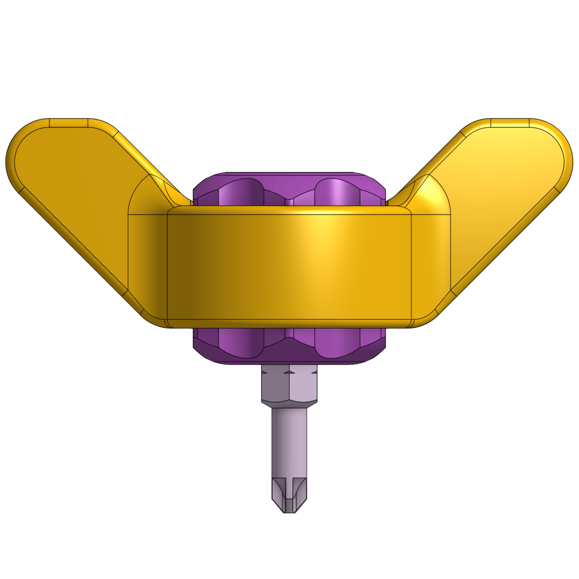 HexNub - Mini Hex Driver Handle with WingIt Adapter