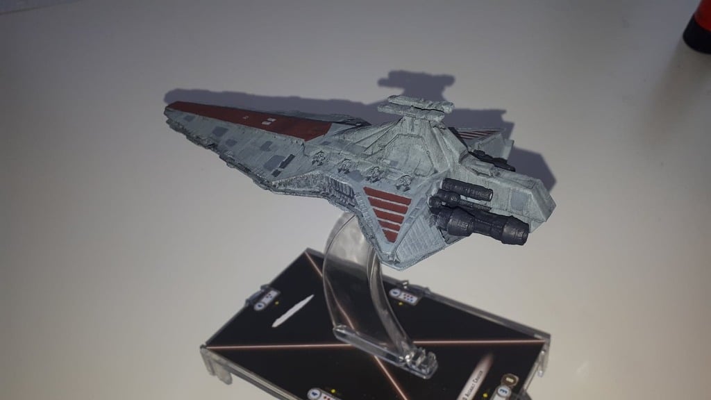 Updated Venator Republic Star Destroyer higher detail (star wars armada)
