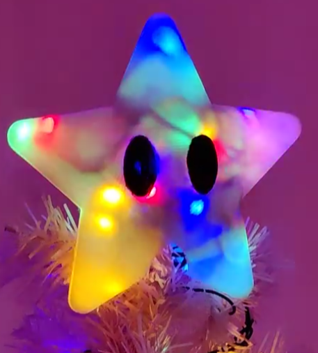 Power Star Tree Topper (Hollow)