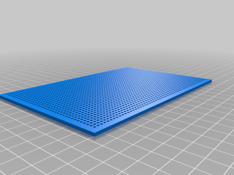 My Customized Optimized Perforated Board / Proto Board