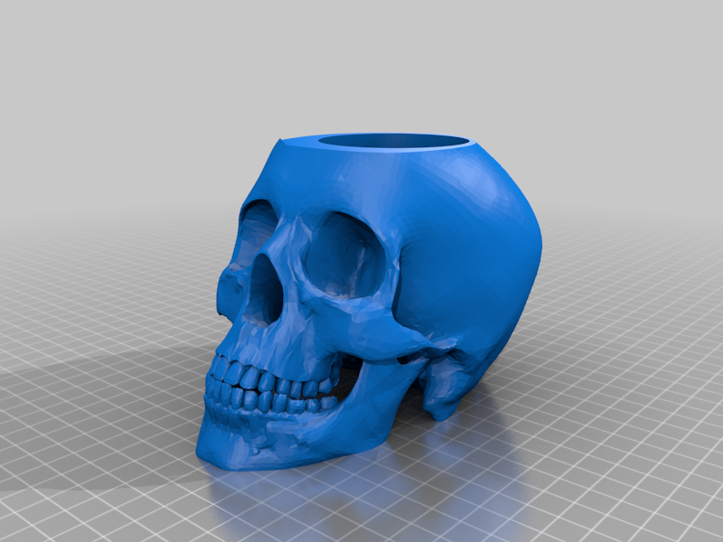 SKULL PLANTER