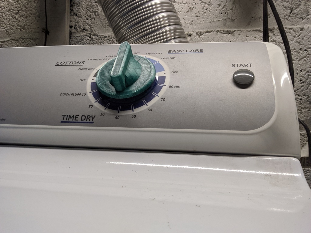Dryer Control Knob