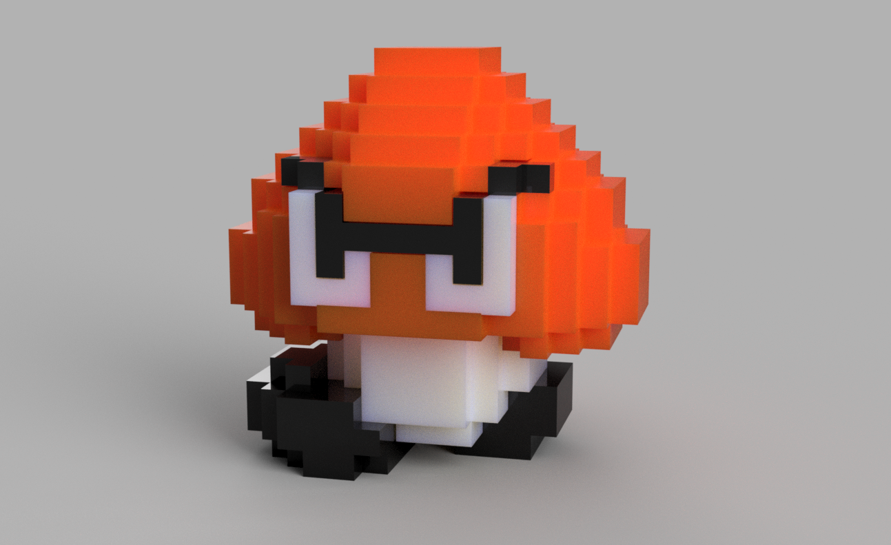 Classic 8Bit Goomba - Piece Together