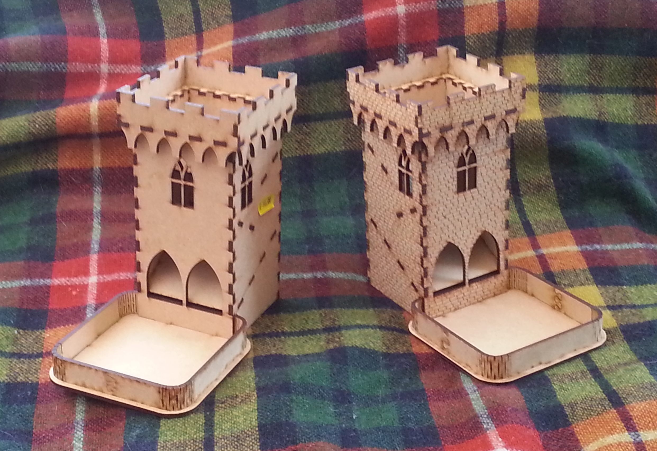 Castle dice tower