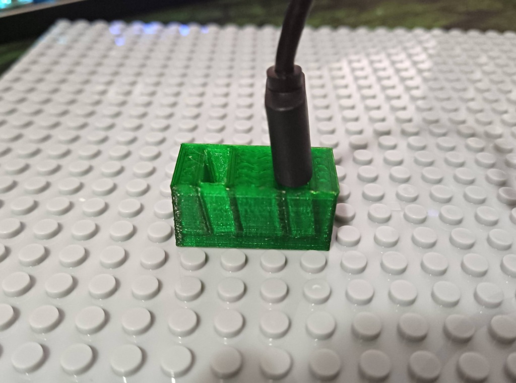 LEGO compatible USB hanger brick