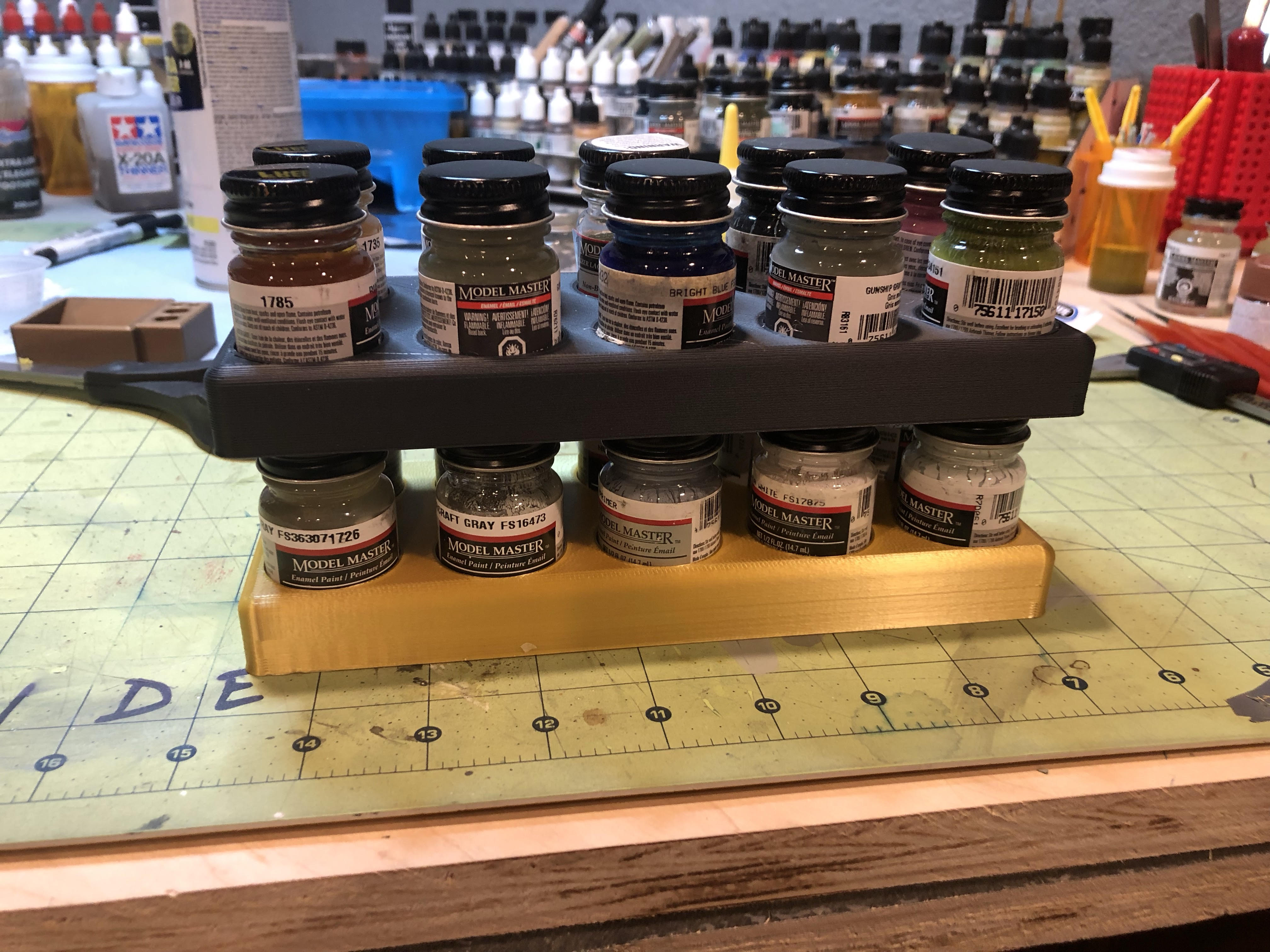 Model Masters (testors) Stackable Paint Rack