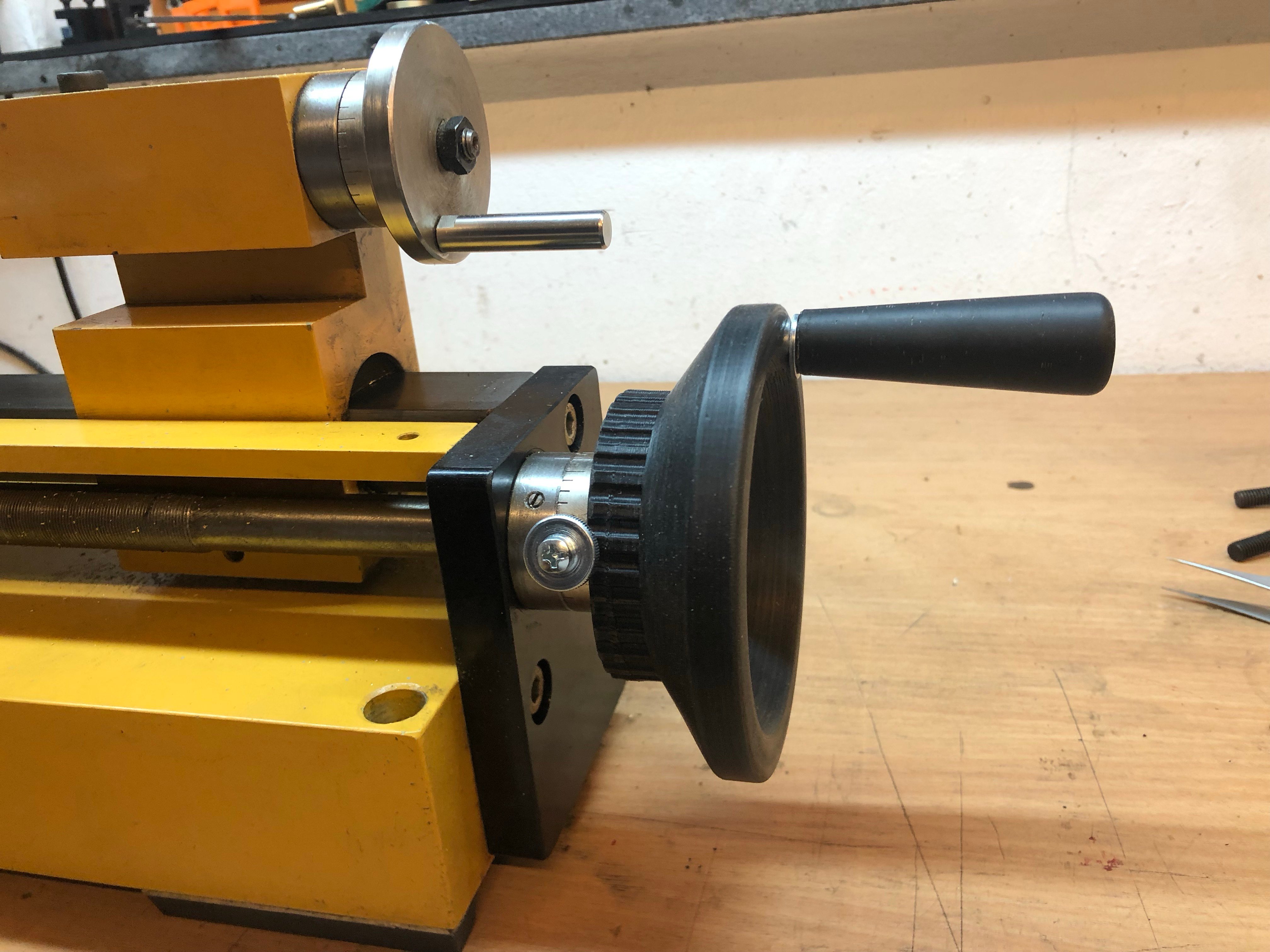 Handwheel for mini lathe MD65 (Proxxon SD300)