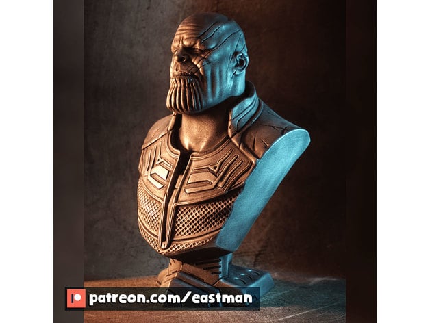 Infinity War Thanos Bust Fan Art