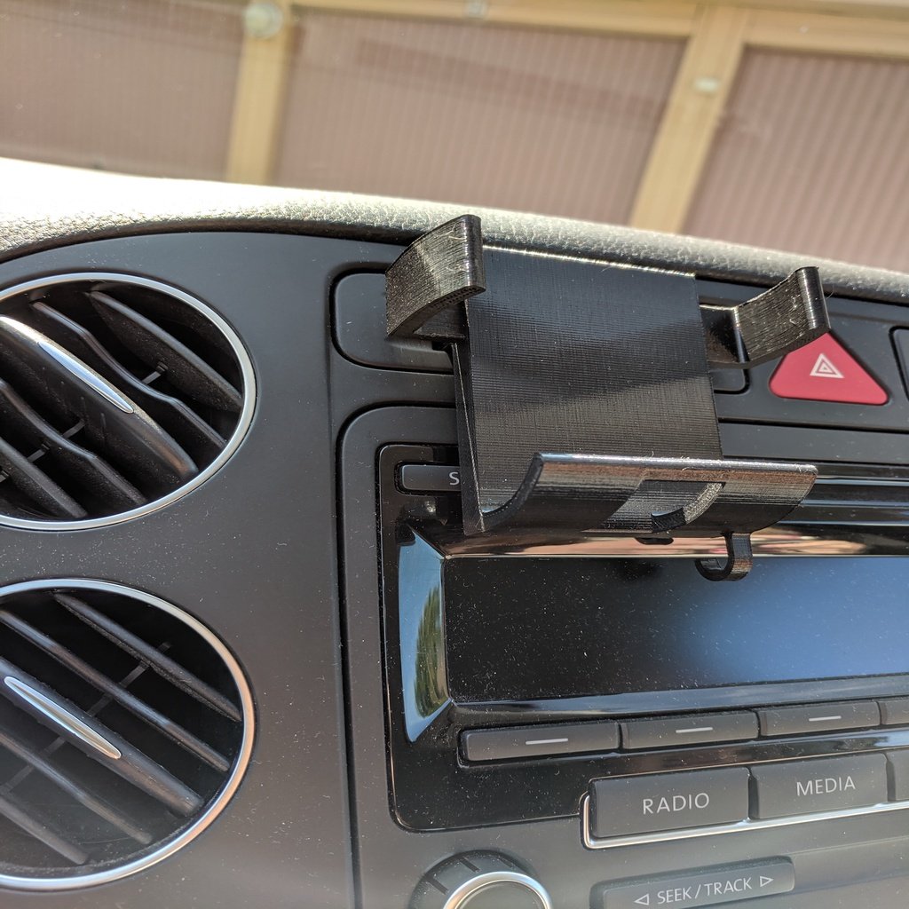 Car phone holder for card slots, adjustable