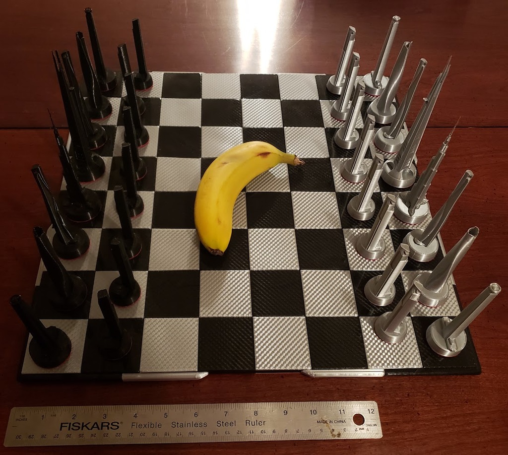 Skyscraper Chess Set