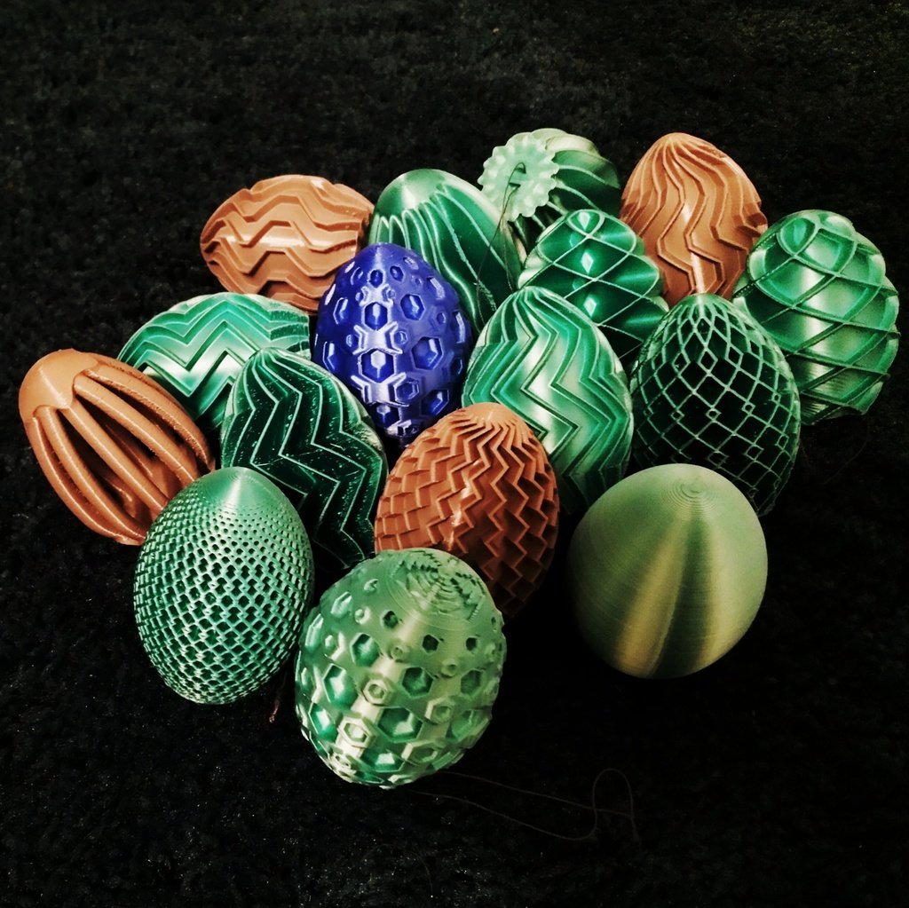 Easter eggs - Set of 55