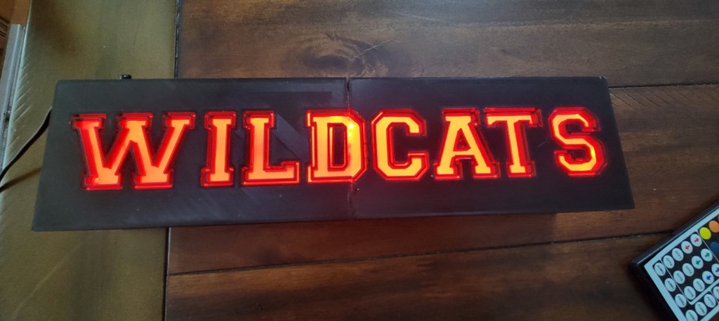 Wildcats Light Box