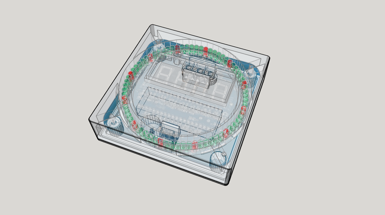 DS1302 LED Clock Kit Enclosure (SMD Version)