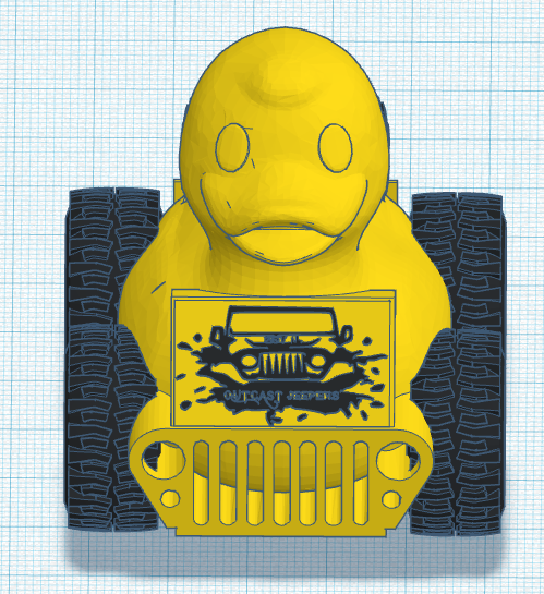 Outcast Jeepers Rubber Duck