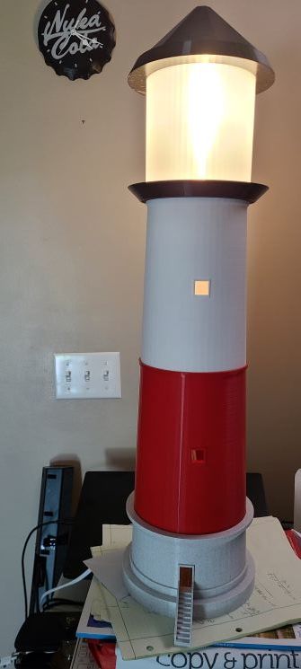 Round Lighthouse Lamp