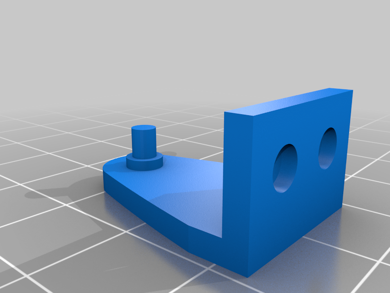 Horizontal blind stabilisation hook