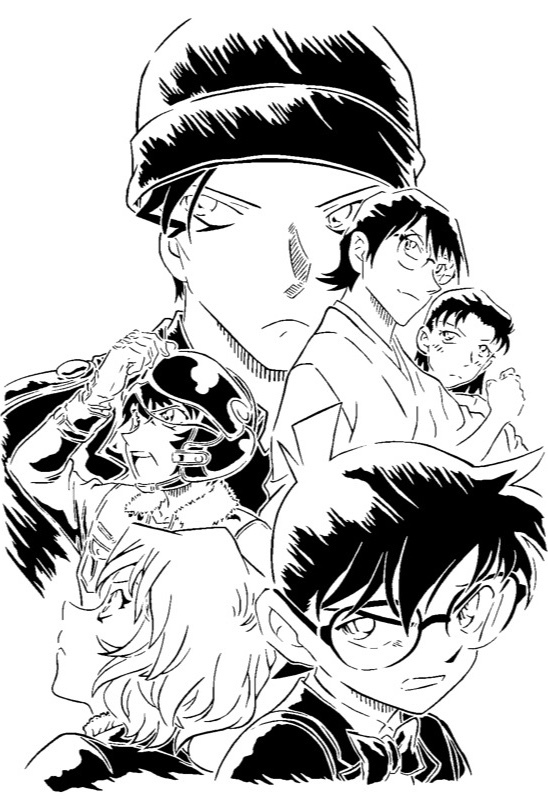 Detective Conan stencil 3