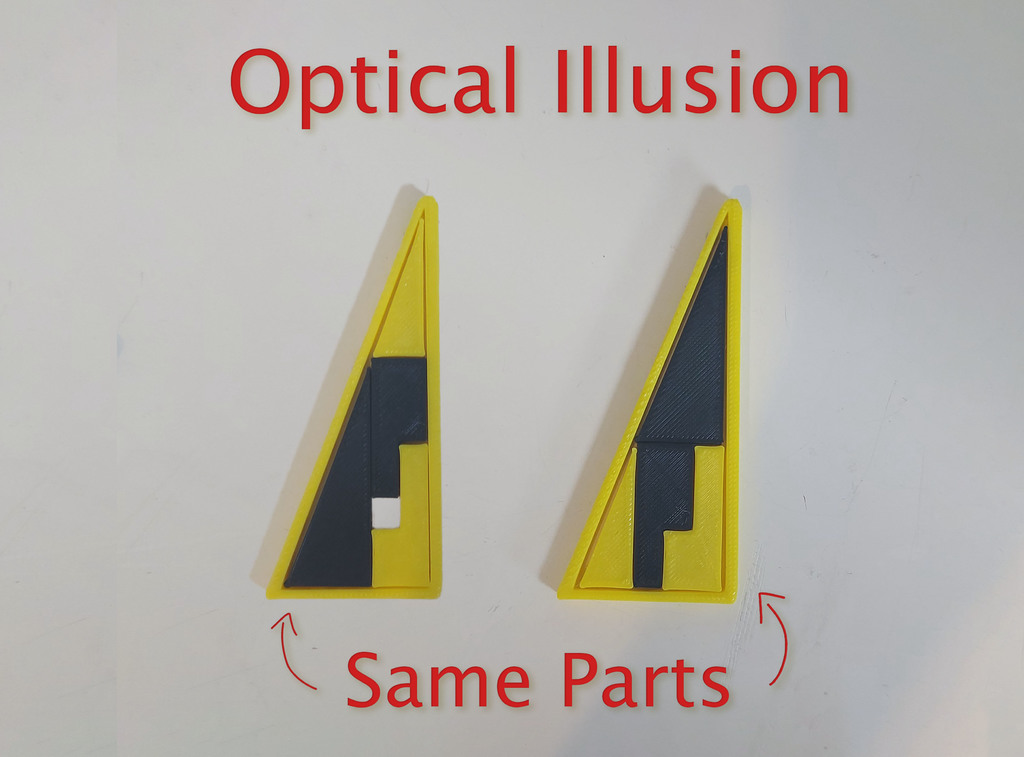 Missing Square Optical Illusion