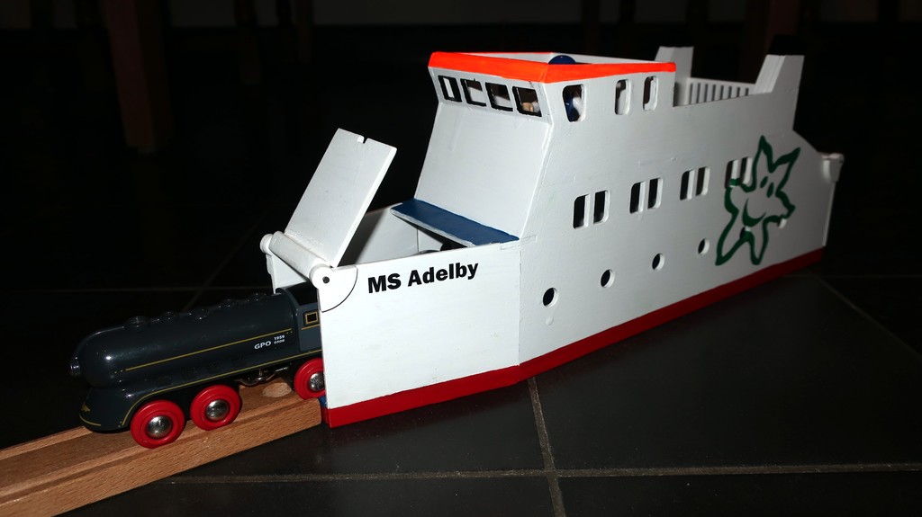 MS Adelby, Brio Train Ferry