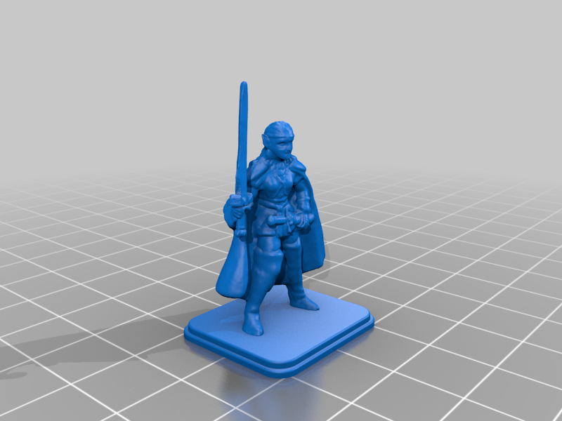 HeroQuest Female Elf Long Sword