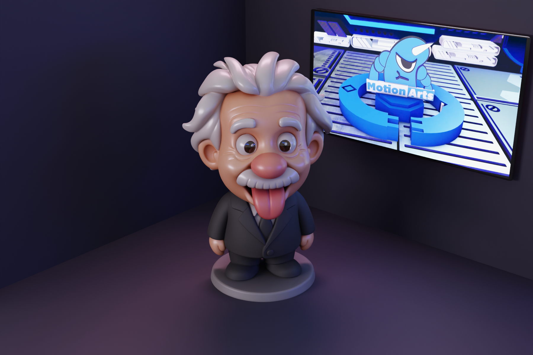 Albert Einstein Cartoon