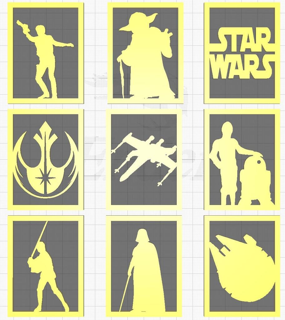 Star Wars Panels for Lantern