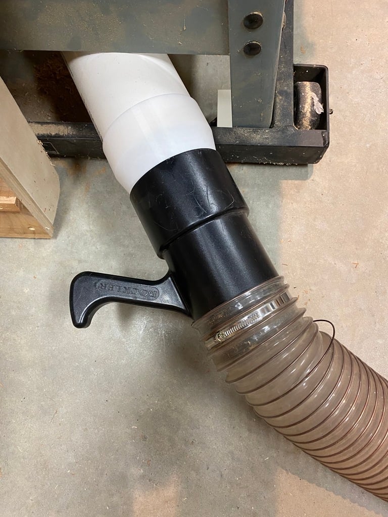 Rockler Dust-Right to 4" PVC Adapter